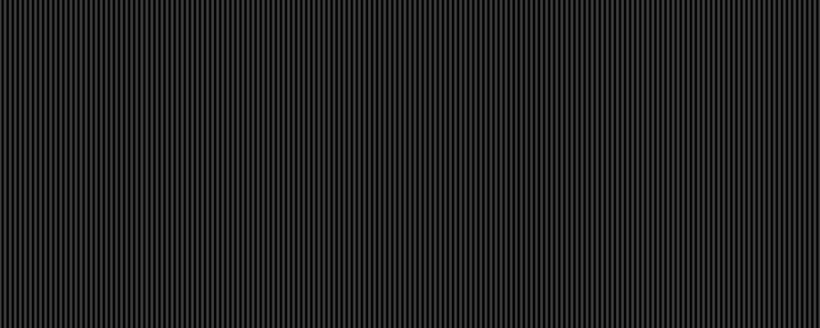 Black background banner with dark vertical pinstripes