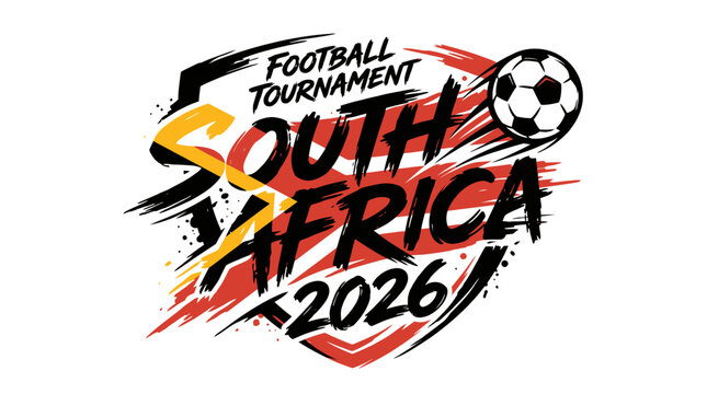 Football tournament logo for South Africa 2026 event