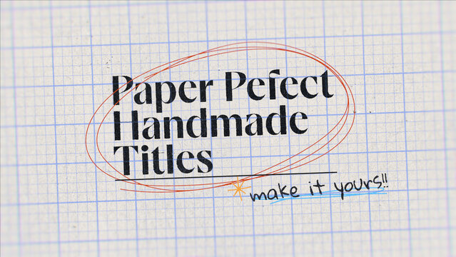 Paper Perfect Handmade Titles