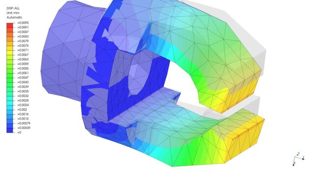 Mechanic simulation engineering - Stress and breakpoint analysis of Tank Cover under force and moment conditions
