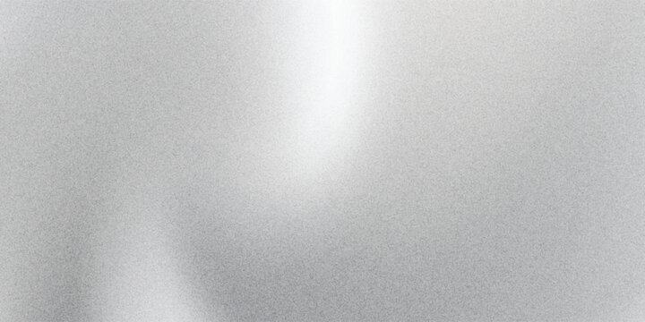 Silver foil background with metal mirror texture. Chrome gradient surface with light gloss simple abstract