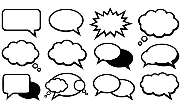 A massive, versatile collection of speech bubbles and comic book elements. This mega-bundle includes everything from clean minimalist vector callouts and professional dialogue bubbles to messy hand