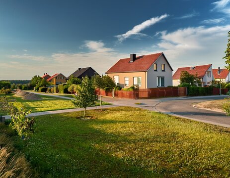 wohngebiet im grunen in niepars mecklenburg vorpommern