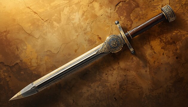 old rusty knife