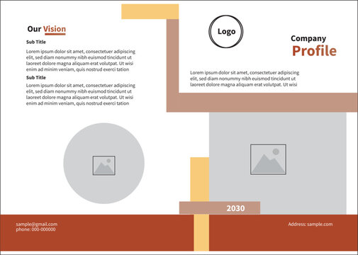 Business Brochure Template vector