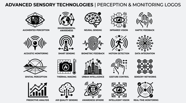 Advanced Sensory Technologies Logos Collection.