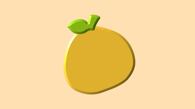 orange illustration 