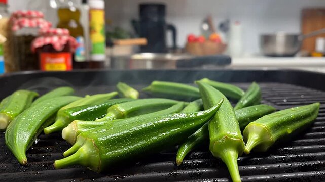 Golden Okra Sizzle
