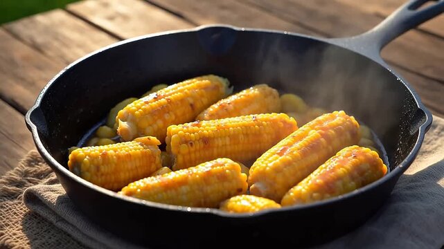 Golden Glazed Cornlings: Bursting with Sweet Crispness