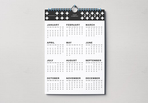Calendar Template 2027