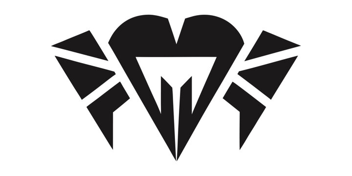 Tooth Silhouette Icon Design Black And White Graphic
