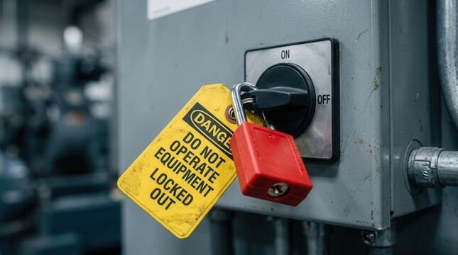 Lockout tagout procedure for hazardous energy control and industrial safety compliance.