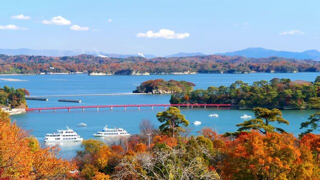 秋の日本三景松島【宮城県宮城郡松島町】