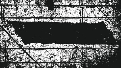 Obraz premium Black torn paper on wooden background
