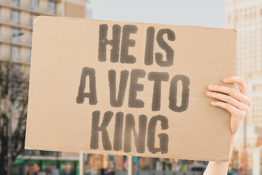 "he is a veto king" Hungarian leader rules by block. HUNGARY. VETO. POWER. ABUSE. PARALYSIS.