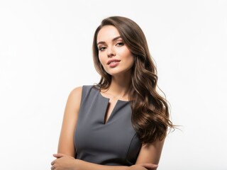 Fototapeta premium Confident young woman in professional attire