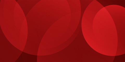 Obraz premium Modern Red Transparent Circle Arrangement With Layered Gradient Depth and Dark Abstract Texture modern geometric pattern eps10