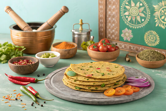Thepla healthy Indian food campaign