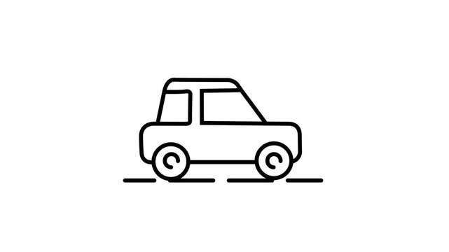 car glyph style icon, vector icon can be used for mobile, ui, web