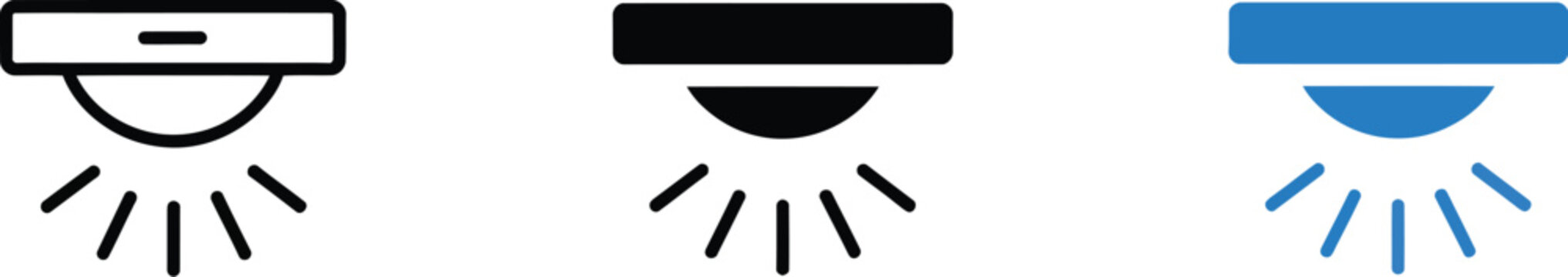Ceiling Light Icon Representing Indoor Lighting, Home Illumination And Modern Interior Design In Clean Vector Style.
