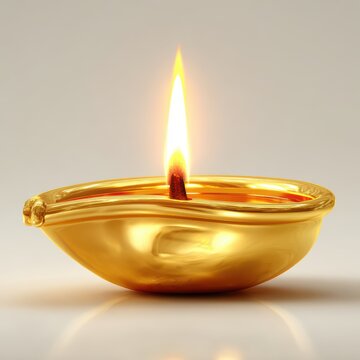 Golden Dipped Lamp, Flame Ignition