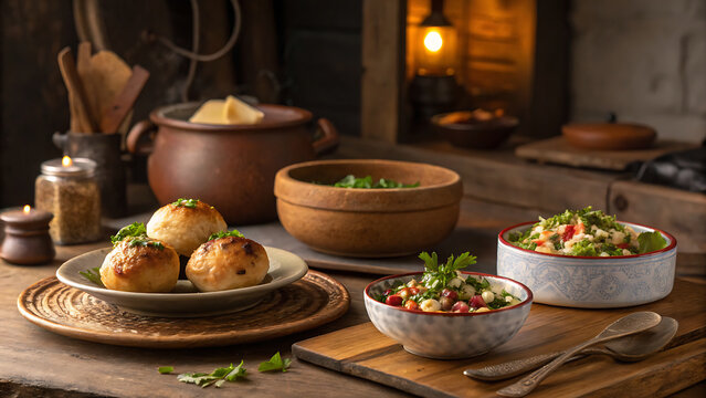 Litti Chokha rustic luxury food campaign
