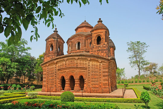 Bishnapur Shyam Ray Temple also known as Pancha-ratna temple in the Indian state of West Bengal.