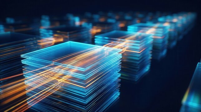 Secure digital governance environment featuring enterprise content management and data flow.