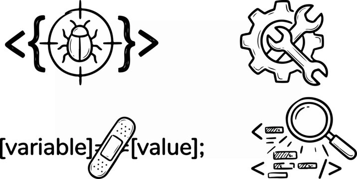 Debugging and troubleshooting icons