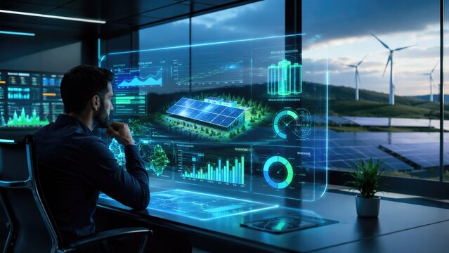 AI Powered Renewable Energy Monitoring Center with Smart Grid Analytics Dashboard