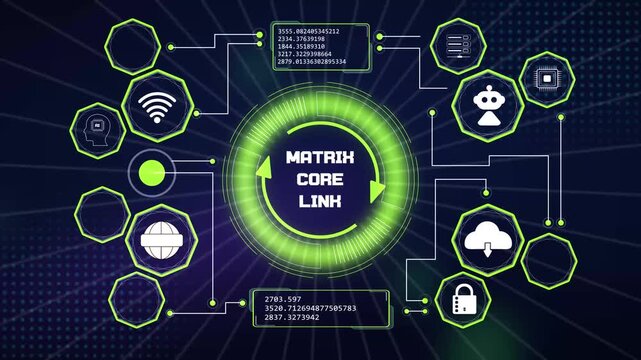 Matrix core link secure blockchain ledger data sync loop perfect for decentralized financial transaction explainers