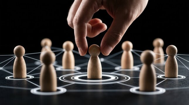 A leader uses strategic communication to foster collaboration and build trust within a network.