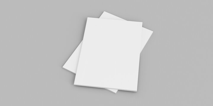 tute books mockup design 3d render