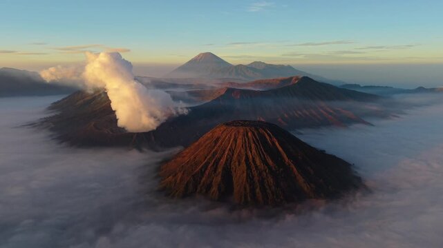 Bromo Volcano Sunrise in Java Indonesia