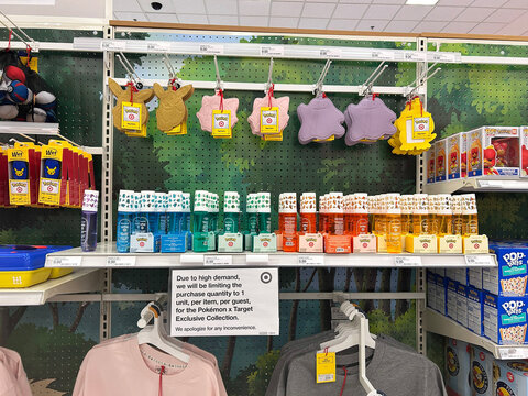 Santa Rosa, CA June 2026-Pok&eacute;mon X Target Collab Product Display