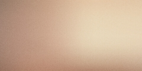 Fototapeta premium Ecru gradient with texture of eggshell. Pastel light beige background, modern dotted vector design, paper texture.
