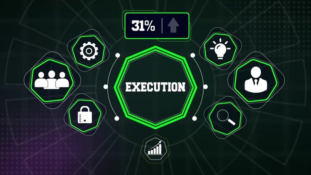 Tracking technical workflow deployment stages using a high-end corporate execution tracking dashboard built for training seminars