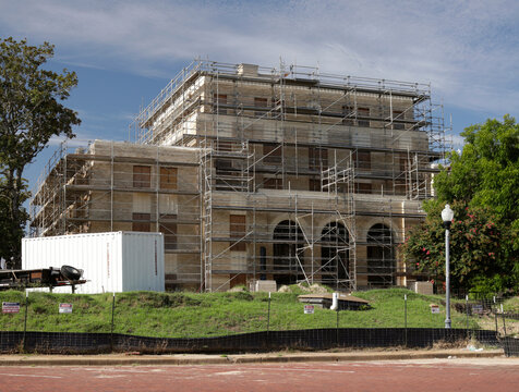 Upshur County Courthouse During Remodel in Gilmer, TX