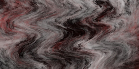 Obraz premium Abstract dark black grey and red fluid marble background with distorted organic lines and contemporary liquid flow patterns