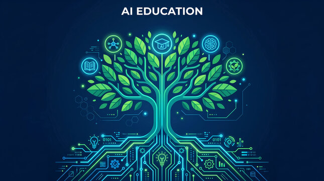 Cybernetic Tree of Knowledge: AI Learning Circuit Roots Vector