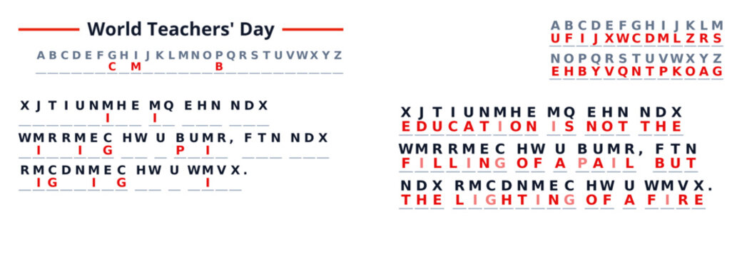 Letter code puzzle 
