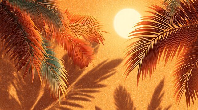 Vibrant radial burst of orange and yellow feathers with background, white center