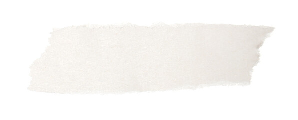 Fototapeta premium Piece of blank paper isolated on white, top view