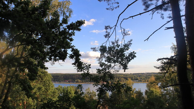 Vista sul lago Brody Polonia 