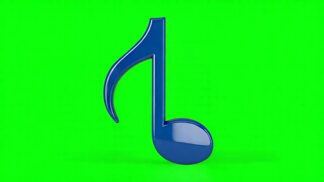 A blue socket wrench on a green background, isolated tool for repair and maintenance work 4k video