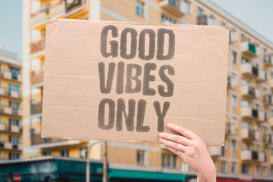 "Good vibes only" Positivity enforced to exclusion of reality. TOXIC. POSITIVITY. ERASE. TRUTH. HARM.