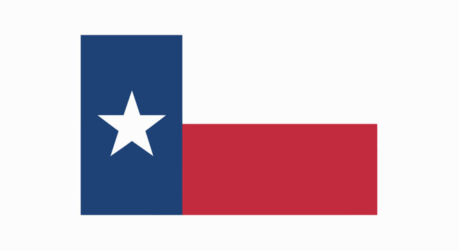 Texas state flag stylized in an L-shape.