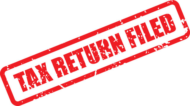 Essential red stamp marking tax verification, ensuring official compliance and accurate confirmation of financial statements