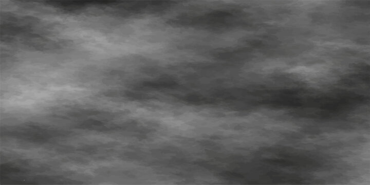 An abstract black and white storm backdrop featuring dark clouds, old paper texture, and a dramatic blend of fog and wind motion