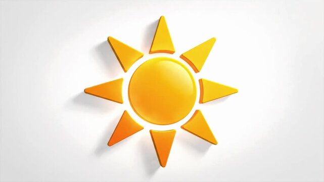Sun icon design by VSRExport showing bright colors and clear shapes on a white background